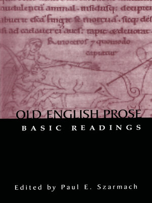 cover image of Old English Prose